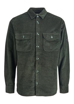 Koszula sztruksowa "Darren" w kolorze ciemnozielonym ze sklepu Limango Polska w kategorii Koszule męskie - zdjęcie 148681767