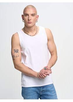 Koszulka męska bez rękawów biała Dero 101 ze sklepu Big Star w kategorii T-shirty męskie - zdjęcie 148974197