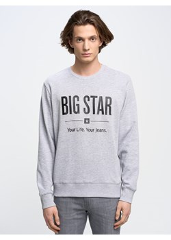 Bluza męska z nadrukiem szara Ecodort 901 ze sklepu Big Star w kategorii Bluzy męskie - zdjęcie 148974209