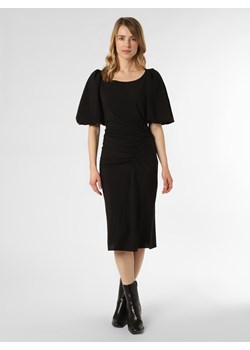 Designers Remix Sukienka damska Kobiety Sztuczne włókno czarny jednolity ze sklepu vangraaf w kategorii Sukienki - zdjęcie 148975098