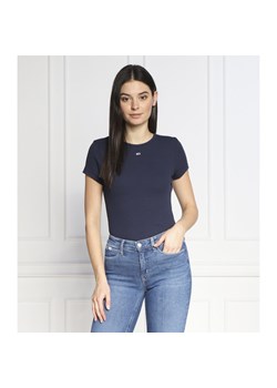 Tommy Jeans T-shirt ESSENTIAL | Slim Fit ze sklepu Gomez Fashion Store w kategorii Bluzki damskie - zdjęcie 149019645