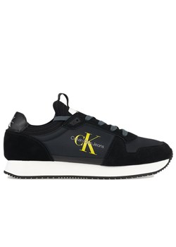 Buty Calvin Klein Jeans Runner Sock Laceup YM0YM00553-00X - czarne ze sklepu streetstyle24.pl w kategorii Buty sportowe męskie - zdjęcie 149043916