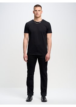 Koszulka męska bawełniana czarna Basic 906 ze sklepu Big Star w kategorii T-shirty męskie - zdjęcie 149046207
