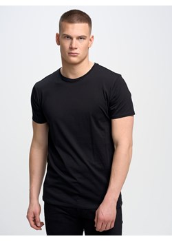 Koszulka męska bawełniana czarna Basic 906 ze sklepu Big Star w kategorii T-shirty męskie - zdjęcie 149046208