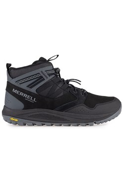 Buty Merrell Nova Sneaker Boot Bungee Waterproof J067109 - czarne ze sklepu streetstyle24.pl w kategorii Buty trekkingowe męskie - zdjęcie 149051846