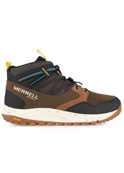 Buty Merrell Nova Sneaker Boot Bungee Waterproof J067111 - brązowe ze sklepu streetstyle24.pl w kategorii Buty trekkingowe męskie - zdjęcie 149051847