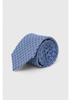 Michael Kors krawat jedwabny kolor niebieski ze sklepu ANSWEAR.com w kategorii Krawaty - zdjęcie 149056145