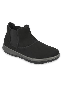 Befado obuwie damskie 156D007 czarne ze sklepu ButyModne.pl w kategorii Kapcie damskie - zdjęcie 149059045
