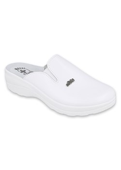 Befado obuwie damskie 157D005 białe ze sklepu ButyModne.pl w kategorii Klapki damskie - zdjęcie 149059059