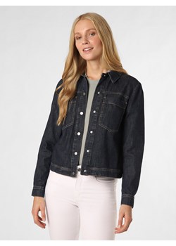 Fynch-Hatton Damska kurtka jeansowa Kobiety Bawełna dark stone jednolity ze sklepu vangraaf w kategorii Kurtki damskie - zdjęcie 149074017