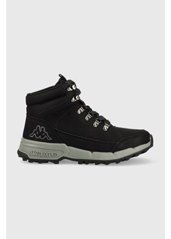 Kappa buty męskie kolor czarny lekko ocieplone ze sklepu ANSWEAR.com w kategorii Buty trekkingowe męskie - zdjęcie 149089176