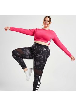 ADIDAS LEGGINGS GLAM AOP TIGHT BLK CZARNY HC8954 ze sklepu JD Sports  w kategorii Spodnie damskie - zdjęcie 149091189