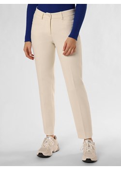Cambio Spodnie Kobiety Sztuczne włókno écru jednolity ze sklepu vangraaf w kategorii Spodnie damskie - zdjęcie 149104616