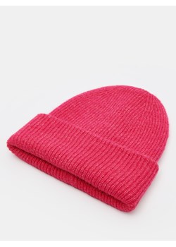 Mohito - Różowa czapka z wełną - Różowy ze sklepu Mohito w kategorii Czapki zimowe damskie - zdjęcie 149109396
