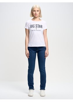 Koszulka damska o klasycznym kroju biała Brunona 101 ze sklepu Big Star w kategorii Bluzki damskie - zdjęcie 149111376