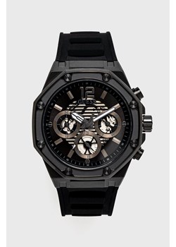 Guess zegarek GW0263G4 męski kolor czarny ze sklepu ANSWEAR.com w kategorii Zegarki - zdjęcie 149173557