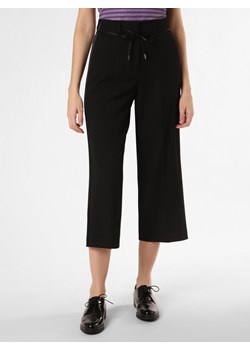 s.Oliver BLACK LABEL Spodnie  Kobiety Sztuczne włókno czarny jednolity ze sklepu vangraaf w kategorii Spodnie damskie - zdjęcie 149210865
