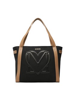 Torebka LOVE MOSCHINO - JC4056PP1GLH100A Nero ze sklepu eobuwie.pl w kategorii Torby Shopper bag - zdjęcie 149217978
