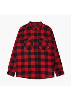 Cropp - Koszula w czerwono-czarną kratę - czerwony ze sklepu Cropp w kategorii Koszule męskie - zdjęcie 149321079