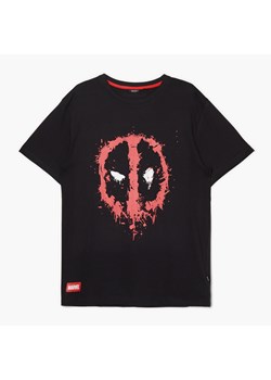 Cropp - T-shirt Deadpool - Czarny ze sklepu Cropp w kategorii T-shirty męskie - zdjęcie 149321096