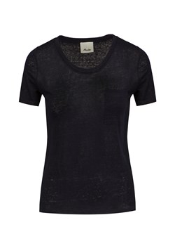 T-shirt lniany ALLUDE ze sklepu S'portofino w kategorii Bluzki damskie - zdjęcie 149343665