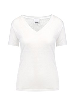T-shirt lniany ALLUDE ze sklepu S'portofino w kategorii Bluzki damskie - zdjęcie 149343677
