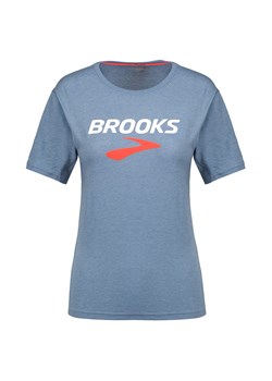 Koszulka biegowa damska Brooks Distance Graphic ze sklepu S'portofino w kategorii Bluzki damskie - zdjęcie 149345857