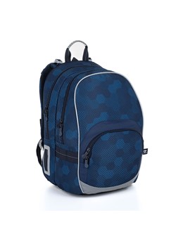 Plecak szkolny w niebieski wzór Topgal KIMI 23020 ze sklepu Topgal w kategorii Plecaki dla dzieci - zdjęcie 149356085