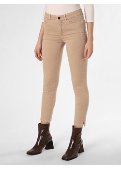 Marc Cain Collections Jeansy  Kobiety beżowy jednolity ze sklepu vangraaf w kategorii Jeansy damskie - zdjęcie 149363975