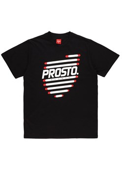 Koszulka Prosto Klasyk Lighto KL222MTEE1142 - czarna ze sklepu streetstyle24.pl w kategorii T-shirty męskie - zdjęcie 149370895