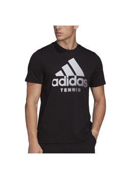 Koszulka adidas Tennis Aeroready Graphic HA0971 - czarna ze sklepu streetstyle24.pl w kategorii T-shirty męskie - zdjęcie 149370897