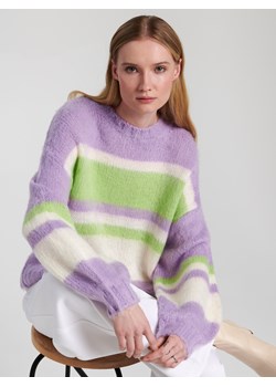 Sinsay - Sweter w paski - Fioletowy ze sklepu Sinsay w kategorii Swetry damskie - zdjęcie 149371418