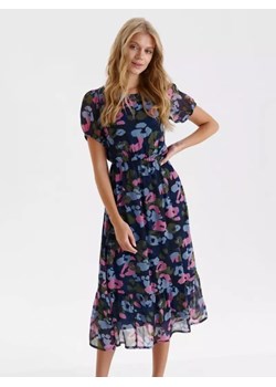 Szyfonowa sukienka we wzory ze sklepu Top Secret w kategorii Sukienki - zdjęcie 149397706