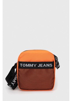Tommy Jeans saszetka kolor pomarańczowy ze sklepu ANSWEAR.com w kategorii Saszetki - zdjęcie 149404186