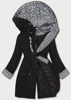 DAMSKA PARKA Z KAPTUREM CZARNA (B8043-1026) ze sklepu goodlookin.pl w kategorii Parki damskie - zdjęcie 149405096