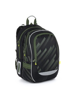 Plecak szkolny czarny z khaki wzorem Topgal CODA 23017 ze sklepu Topgal w kategorii Plecaki dla dzieci - zdjęcie 149409636