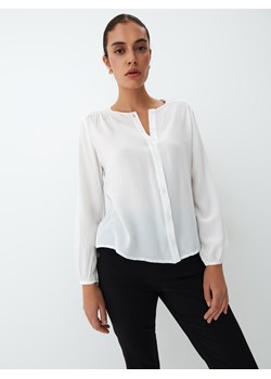 Mohito - Bluzka z wiskozy - Biały ze sklepu Mohito w kategorii Koszule damskie - zdjęcie 149418528