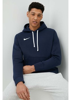 Nike bluza męska kolor granatowy z kapturem gładka ze sklepu ANSWEAR.com w kategorii Bluzy męskie - zdjęcie 149423359