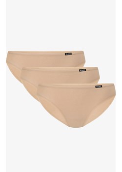3BLP-602 bawełniane beżowe figi z niską talią 3-pack, Kolor beżowy, Rozmiar S, ATLANTIC ze sklepu Intymna w kategorii Majtki damskie - zdjęcie 149424468