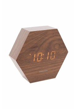 Karlsson budzik LED Hexagon ze sklepu ANSWEAR.com w kategorii Zegary - zdjęcie 149462438