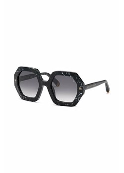 Philipp Plein okulary przeciwsłoneczne damskie kolor czarny ze sklepu ANSWEAR.com w kategorii Okulary przeciwsłoneczne damskie - zdjęcie 149463177