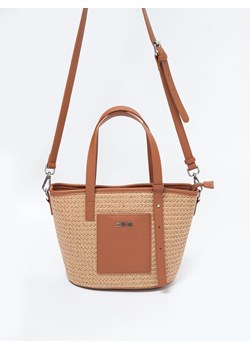 Torba damska typu hand bag beżowa Aldonita 801 ze sklepu Big Star w kategorii Torby Shopper bag - zdjęcie 149465619