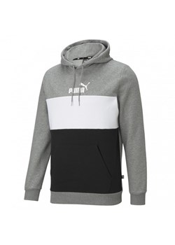 Męska bluza dresowa z kapturem PUMA ESS+ Colorblock Hoodie ze sklepu Sportstylestory.com w kategorii Bluzy męskie - zdjęcie 149470616