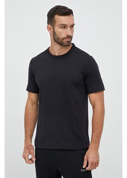 Calvin Klein Performance t-shirt męski kolor czarny melanżowy ze sklepu ANSWEAR.com w kategorii T-shirty męskie - zdjęcie 149481076