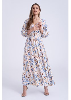 Maxi sukienka w kwiaty ze sklepu Greenpoint.pl w kategorii Sukienki - zdjęcie 149489157