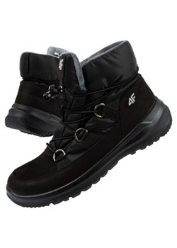Buty sportowe śniegowce 4F W OBDH263 21S czarne ze sklepu ButyModne.pl w kategorii Śniegowce damskie - zdjęcie 149490429