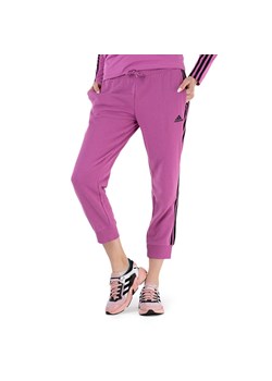 Spodnie adidas 3 -Stripes French Terry HL2074 - fioletowe ze sklepu streetstyle24.pl w kategorii Spodnie damskie - zdjęcie 149492896