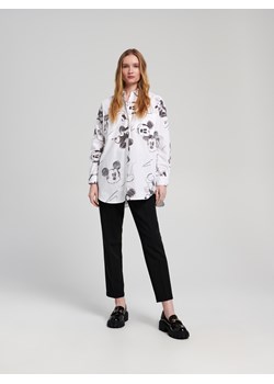 Sinsay - Koszula oversize Myszka Miki - Biały ze sklepu Sinsay w kategorii Koszule damskie - zdjęcie 149493619