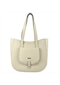 Vezze skórzana torebka włoska jasny beż ze sklepu melon.pl w kategorii Torby Shopper bag - zdjęcie 149509965