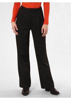 Designers Remix Spodnie  Kobiety wiskoza czarny w paski ze sklepu vangraaf w kategorii Spodnie damskie - zdjęcie 149521608
